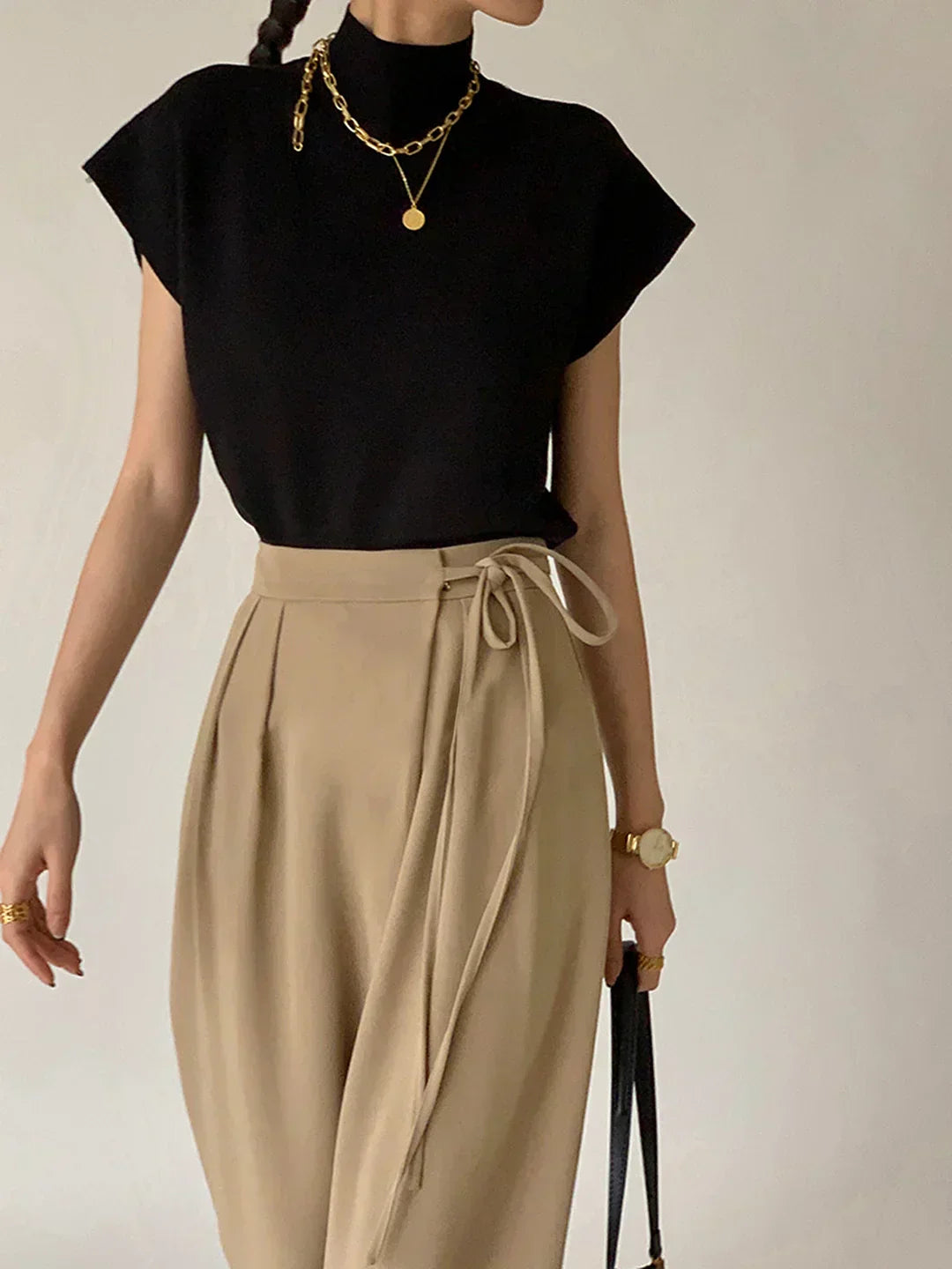 LARA | Pantalón ancho con lazada