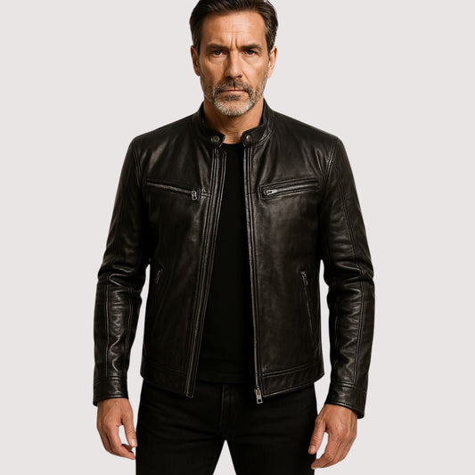 MARC | Chaqueta de cuero sintético para hombre
