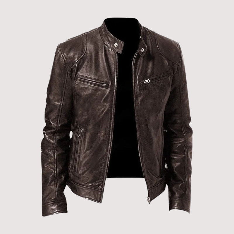 MARC | Chaqueta de cuero sintético para hombre