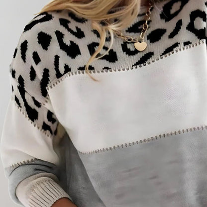 CLEO | Jersey de leopardo refinado