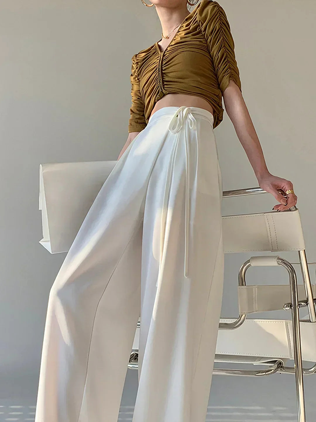 LARA | Pantalón ancho con lazada