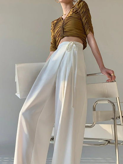 LARA | Pantalón ancho con lazada